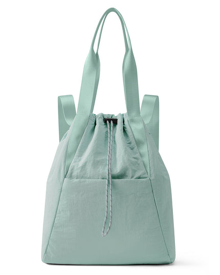 Casual Dual Drawstring Backpack-5