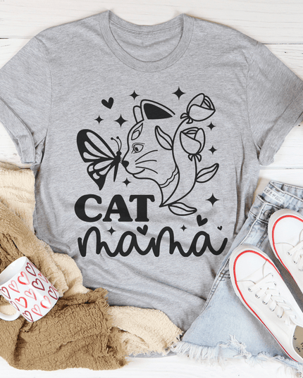 Cat Mama T-Shirt-3
