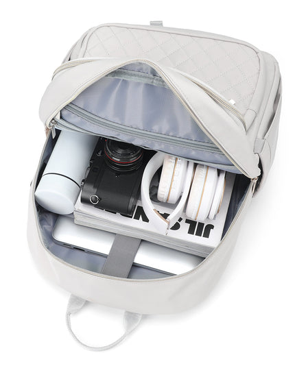 Chic Quilted Flight Approved Backpack-3