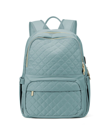 Chic Quilted Flight Approved Backpack-5