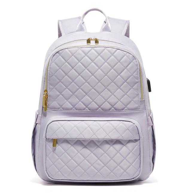 Chic Quilted Flight Approved Backpack-8