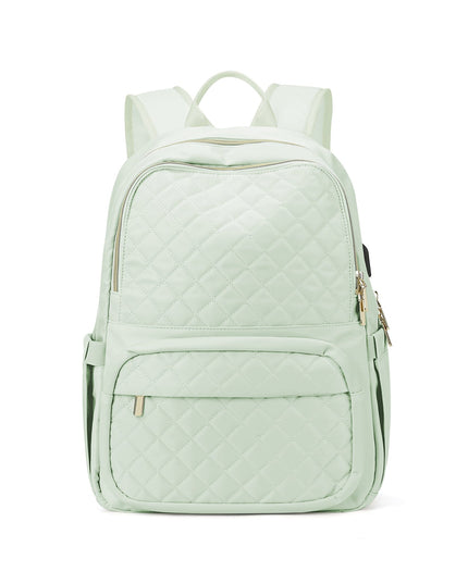 Chic Quilted Flight Approved Backpack-9