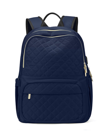 Chic Quilted Flight Approved Backpack-10