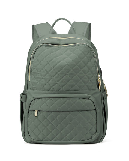 Chic Quilted Flight Approved Backpack-11