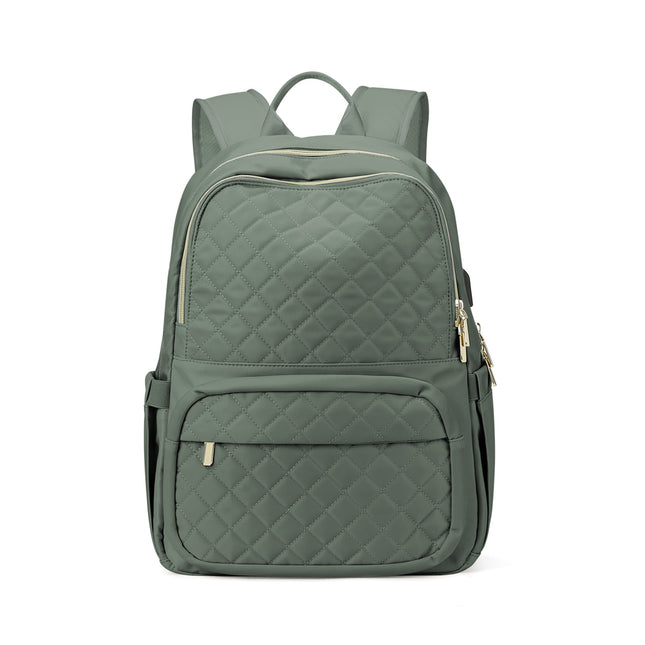 Chic Quilted Flight Approved Backpack-11
