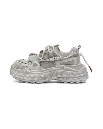 Chunky Sole Grey Performance Sneakers-0