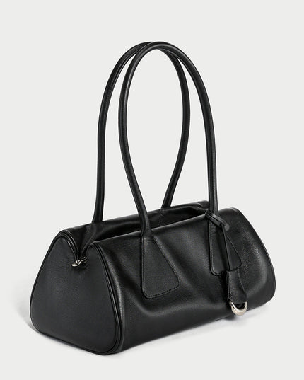 Classic Baguette Leather Shoulder Bag-1