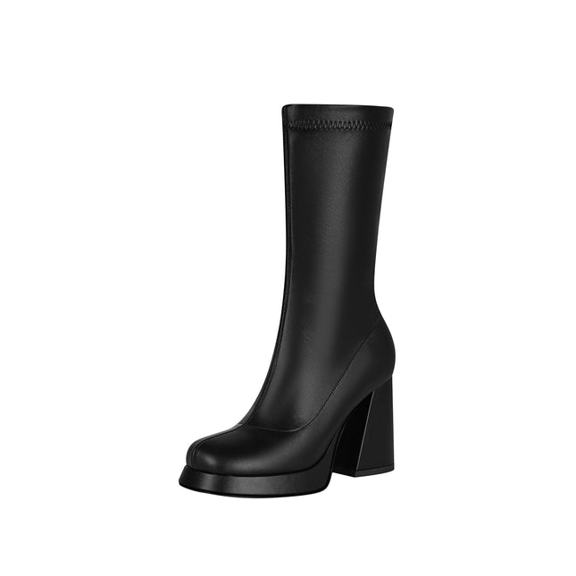 Classic Leather Gogo Boots-2