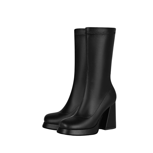 Classic Leather Gogo Boots-3