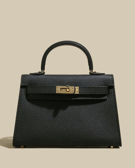 Classic Top-Handle Leather Bag-0