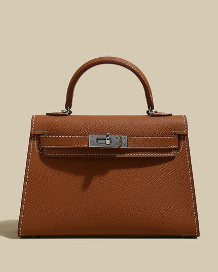 Classic Top-Handle Leather Bag-1