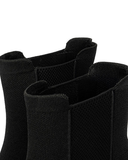 Comfortable Block Heel Chelsea Boots-4