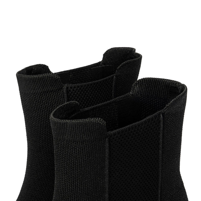 Comfortable Block Heel Chelsea Boots-4
