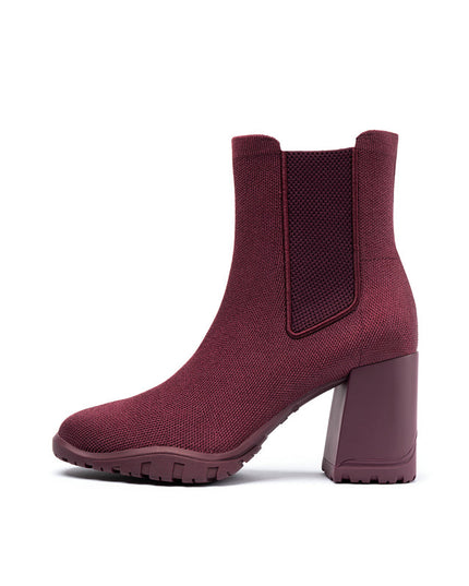 Comfortable Block Heel Chelsea Boots-6
