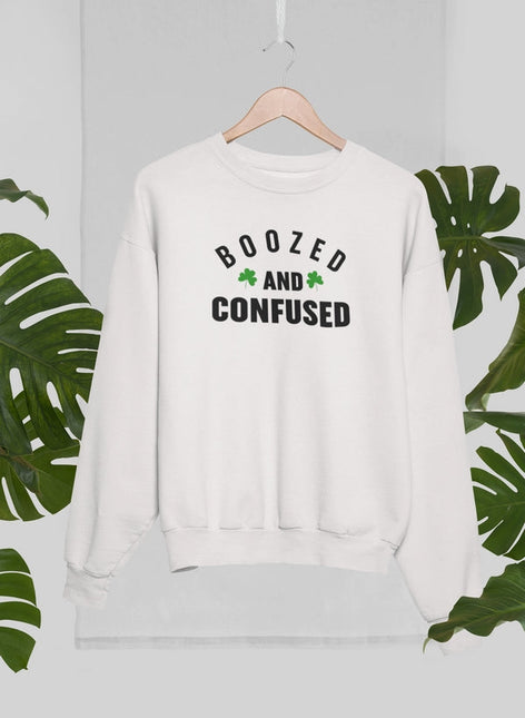 Boozed & Confused Sweat Shirt-0