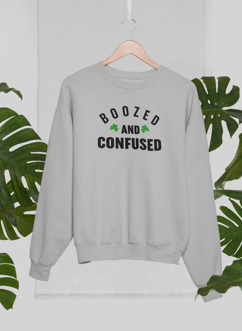 Boozed & Confused Sweat Shirt-1