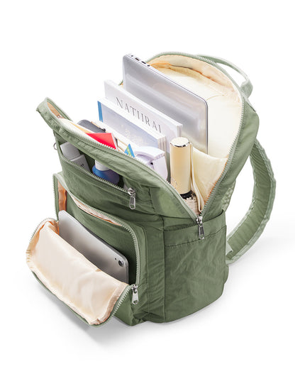 Crinkle Water Resistant Backpack-2