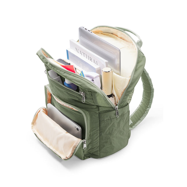 Crinkle Water Resistant Backpack-2
