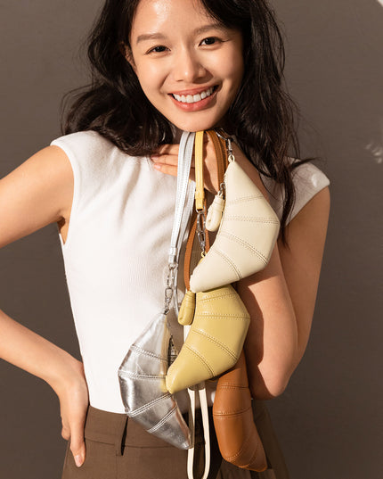 Croissant Clutch Bag Charm-1