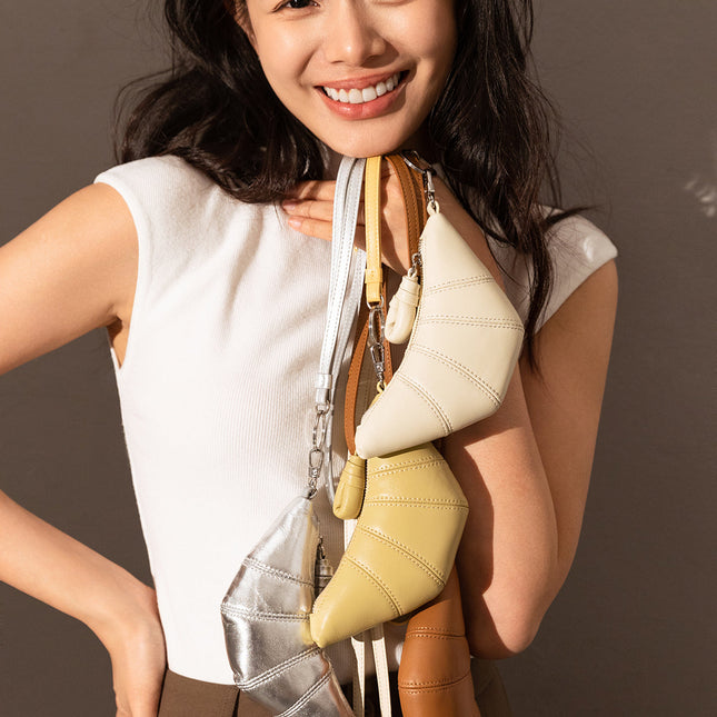 Croissant Clutch Bag Charm-1