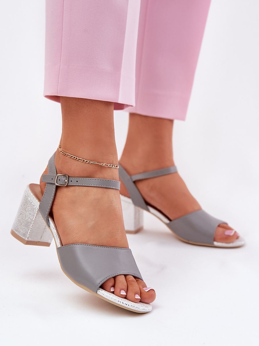Heel sandals model 213012 Step in style-0
