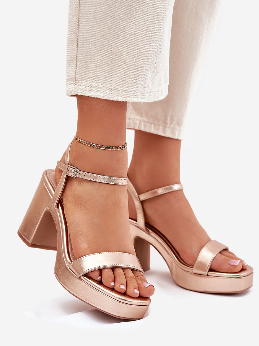 Heel sandals model 214092 Step in style-0