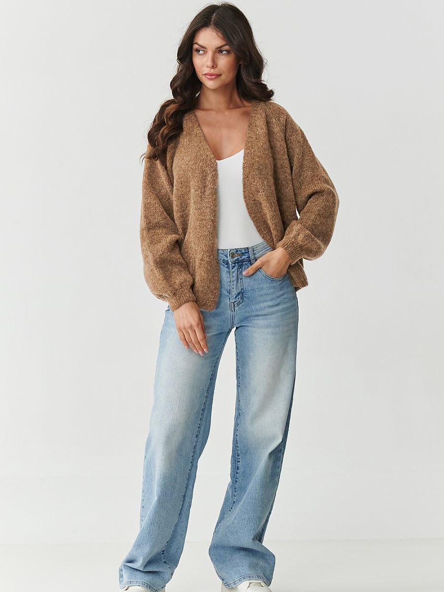 Cardigan model 217366 Makadamia-1