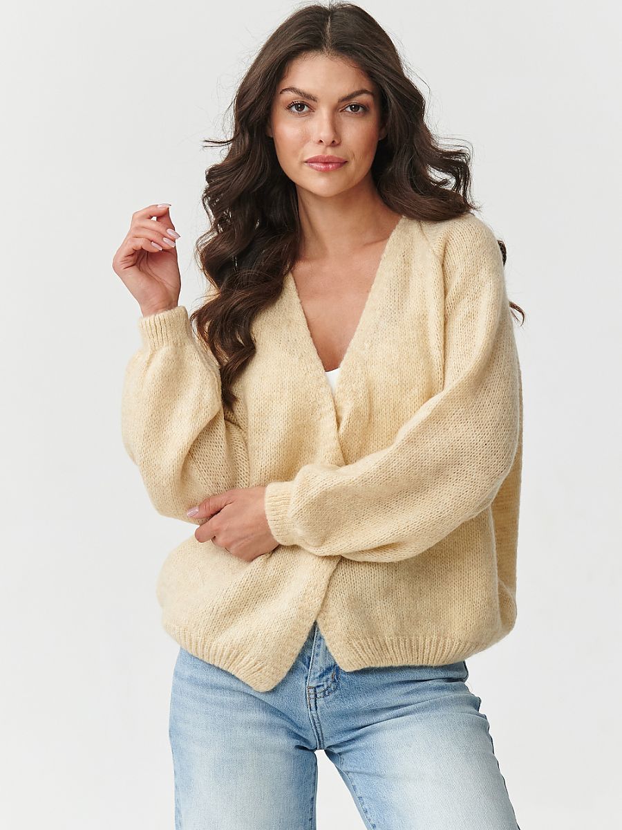 Cardigan model 217372 Makadamia-0
