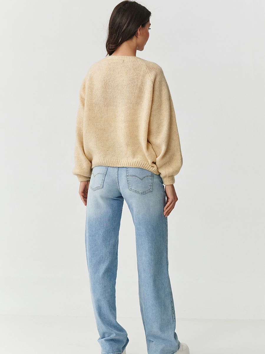 Cardigan model 217372 Makadamia-2