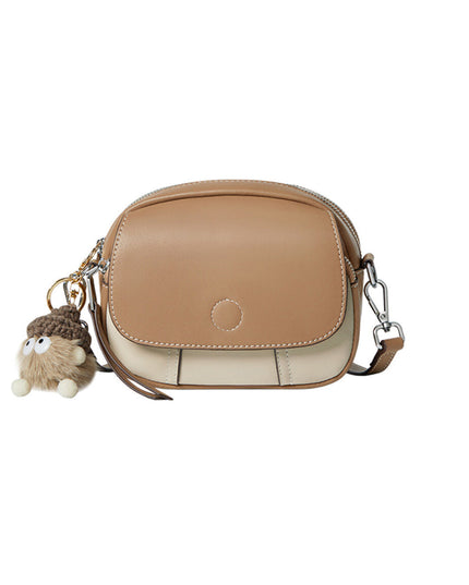 Cutesy Compact Leather Shoulder Bag-0