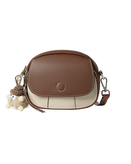 Cutesy Compact Leather Shoulder Bag-5