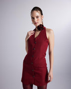 Burgundy / XS / Polyester - Elastane Blend