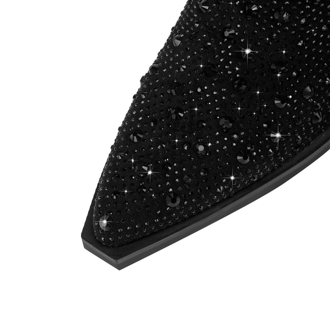 Elegant Rhinestone Country Princess Boots-4