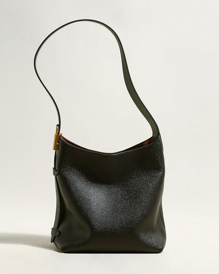 Essential Leather Bucket Bag-1