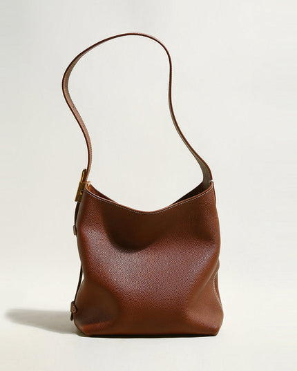Essential Leather Bucket Bag-2