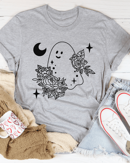 Floral Ghost T-Shirt-1