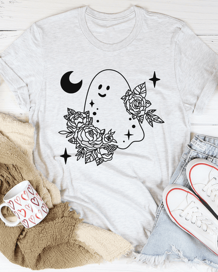 Floral Ghost T-Shirt-3