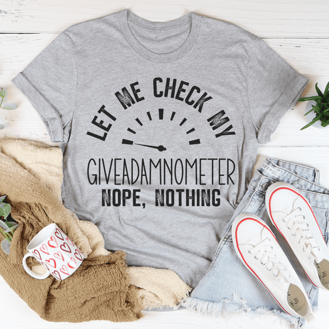 Giveadamnometer T-Shirt-0