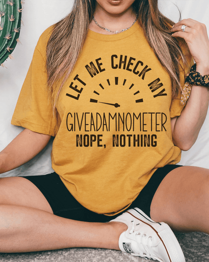 Giveadamnometer T-Shirt-1