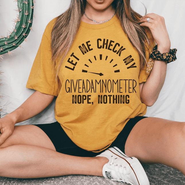 Giveadamnometer T-Shirt-1