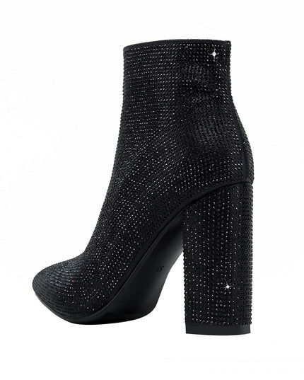 Glam Embellished Ankle Boots-2