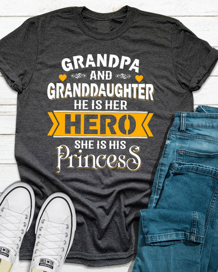 Grandpa & Granddaughter T-Shirt-14
