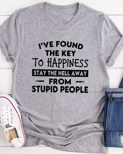 The Key To Happiness T-Shirt-11