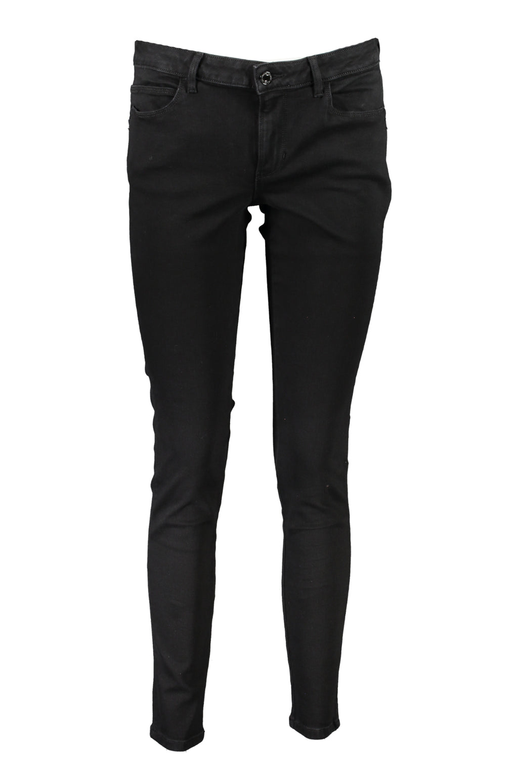 GUESS JEANS WOMEN'S BLACK DENIM JEANS-0