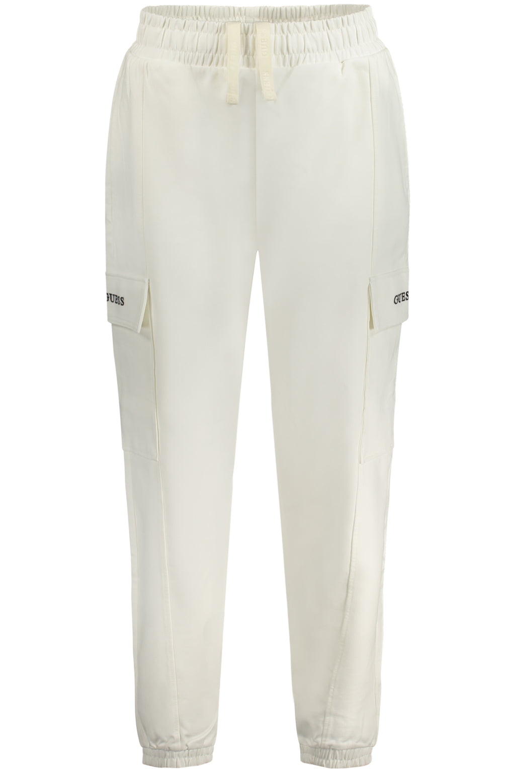 GUESS JEANS WOMEN'S WHITE PANTS-0