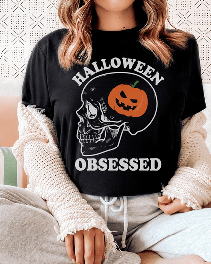 Halloween Obsessed T-Shirt-0