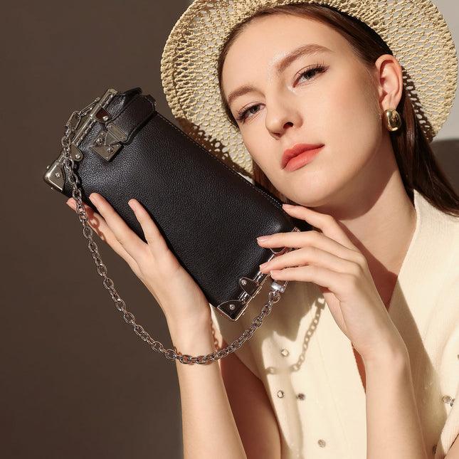 Harlow Chain Strap Structured Shoulder Bag-1