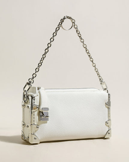 Harlow Chain Strap Structured Shoulder Bag-4