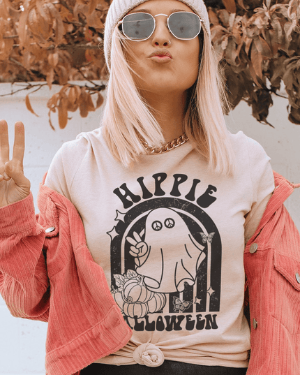Hippie Halloween T-Shirt-0