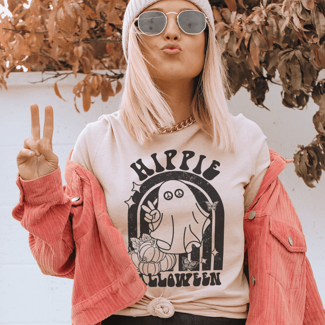Hippie Halloween T-Shirt-0